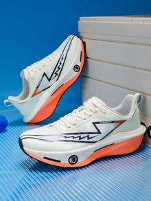 L.S.W.P Men's Sports Running Training Shoes, Walking Shoes, Men's Running Tennis Casual Shoes, Fashion Minimalist Versatile Sports Fitness Shoes, Men's Breathable Lightweight Comfortable Shoes - White - View 8