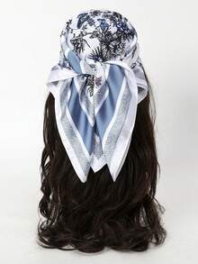 1 件 Bandana 风格佩斯利印花围巾，男士仿丝方形头巾，时尚围巾，适合日常使用，男士配饰，男士围巾 - 彩色 - 查看 39