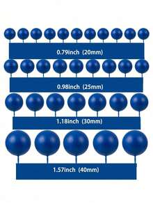 10/20/30/50/66/PCS-Gold Ball Cake Round Gold Cake Fans You Ball Cake Decoration Foam Cake Ball Decoration Balloon Cupcake Salute Ball Shape Cake Insert Plaque Suitable For Wedding Birthday Cake Decoration Supplies - Gold - View 10