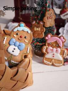 قالب تشكيل بشكل رجل زنجبيل، قالب تشكيل بسكويت لأم وطفل في عيد الميلاد، ختم بشكل رجل زنجبيل للبنات والأولاد لديكور عيد الميلاد، أداة تشكيل البسكويت والكيك، أداة صنع الحلويات، ديكورات عيد الميلاد، بيجامات عيد الميلاد، هدايا عيد الميلاد، ديكور عيد الميلاد