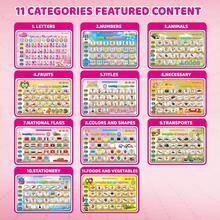 Kids Audio WordPad -Interactive Talking Educational Poster - Pink - View 4