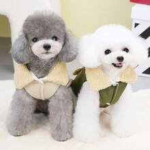 Englischer Stil Hundemantel Jacke, warme Winterbekleidung für kleine bis mittlere Hunde, Chihuahua, Französische Bulldogge