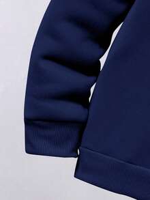 Tween Boy Video Game Graphic Print Hoodie And Sweatpants Set - Royal Blue - View 3