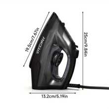 PANCERKA Powerful Compact Steam Iron For Clothes, Wool, Poly, Silk, Linen, Nylon Ironing, Fabric Steamer, Nonstick Plate, SmartSteam, Anti-Drip, Auto Shut Off(EU Plug)