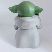 Star Wars Dekoracja do doniczki z motywem Gwiezdnych Wojen Yuda, Miniaturowa dekoracja biurka, Mandaloriańska dekoracja z żywicy Yuda, Wykwintna dekoracja domu, Dekoracja do akademika na powrót do szkoły, Dekoracja na Halloween i Boże Narodzenie