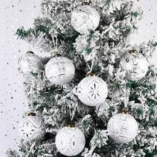 Vintage Weihnachtsornamente für Baumdekorationen - Kupfer Weihnachtskugeln Bronze für Innenraum Feiertags Weihnachtsdekor - 80mm 3,15 Zoll, 12 Pack Heim Dekor Weihnachtsdekorationen Zimmer Dekor Weihnachtsdekorationen Zuhause Weihnachtsgeschenke Weihnachtsdekor - Verschiedenfarbig - Übersicht 9