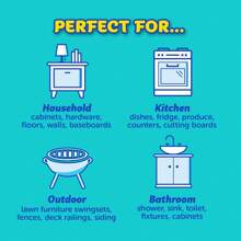 Scrub Mommy + Cif Cream All Purpose Cleaner, Original - Cleaning Supplies With Household Cleaning Cream & Non Scratch Sponge - Bathroom & Kitchen Cleaner,11724172