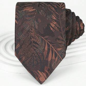 1 Stück gewebte Jacquard Polyester Krawatte, Herren Accessoire geeignet für Lässig, Party, Bar, Date, Geschäftsanlässe, Ganzjährig Herren Krawatte