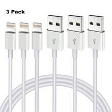 5pcs/Set 1m/3.3ft Extra Long Fast Charging & Data Sync USB Cable Compatible With IPhone 14 Plus/13/12/11 Pro Max/Mini/XS MAX/XR/XS/X/8/7/6 Plus IPad
