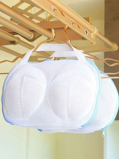 2 piezas/1 pieza Bolsa de lavandería para prendas delicadas y lavado diario - Bolsa de lavado a máquina premium que protege sujetadores, vestidos, pantalones, zapatos, jeans, botas y faldas de enganches y deformación durante los ciclos de centrifugado; Juego de cuidado de armario minimalista y transpirable, listo para la primavera para una limpieza suave y una vida útil prolongada de la prenda