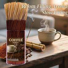 20/50/100/200pcs Coffee Incense Sticks, 8.66 Inches, Suitable For Yoga And Meditation, Purify The Mind, Eliminate Negative Energy - Coffee - View 8