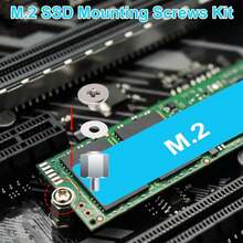 New M.2 SSD Mounting Screws Kit, M.2 Morboard Standoffs And Screws, NVMe Screw  Magnetic Screwdriver, Used For Mainboard Repair Of Laptop & Computers - RAM - 查看 4