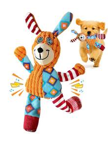 Hundespielzeug - Plüsch Quietschspielzeug für Welpen, vertreibt Langeweile für kleine Hunde, interaktives anregendes Welpenspielzeug zum Beschäftigen