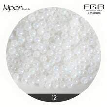 4mm 360 piezas Cuentas de vidrio, 13 colores 6/0 Pequeñas cuentas artesanales, Pequeñas cuentas espaciadoras para hacer joyas DIY, pulseras, collares y manualidades, agujero de 1,2mm