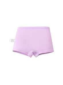 4pcs/Pack Girls' Cute Mermaid Pattern Contrast Color Comfortable Briefs, Suitable For Toddlers & Little Young Girl - Multicolor - View 3