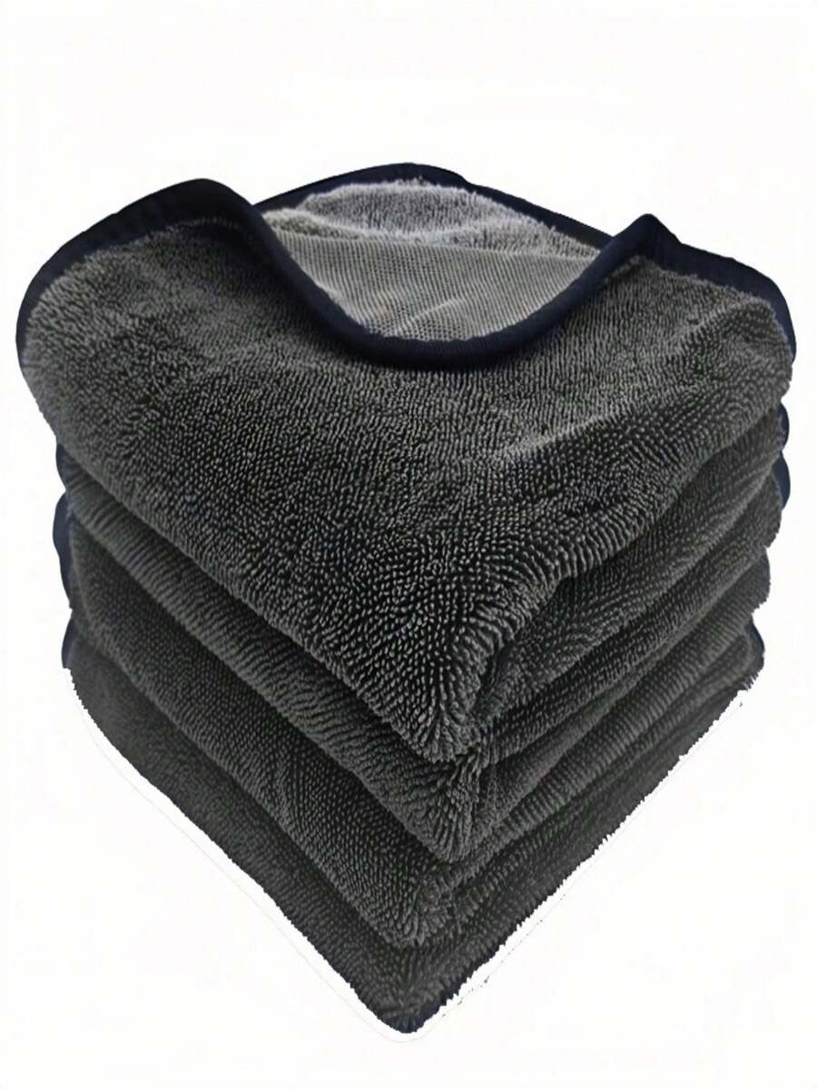 1 Piece {40*60cm/60*90cm/60*160cm} Multiple Sizes Available, Thick Towel With Strong Water Absorption Without Residue, Car Wash Specialized Towel, Double-Sided Enlarged And Thickened Lint-Free Towel, Reusable And Easy To Clean