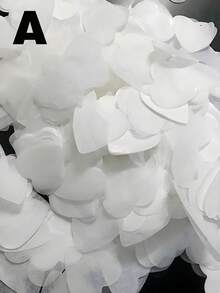 1000/3000pcs Heart-Shaped Confetti, Suitable For Bridal Shower Decor, Wedding Decor, Engagement Decor, Wedding Table Decor, Wedding Supplies, Party Decor, Engagement Party Decor, Wedding Party Favors, Confetti, Wedding Decor Party Favors, Room Decor, Bride - Multicolor - View 6