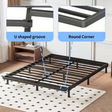 MAF Box Spring -2 Inch Low Profile Mattress Foundation No Noise Heavy Duty Metal Basics Bed Base With Clean Fabric Cover, Easy Assembly - 2 inch - Xem 3