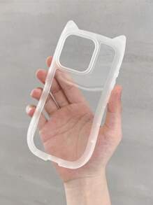 简约可爱猫耳朵透明手机壳，适用于 17 Pro Max/17 Pro/17 Air/17/16 Pro Max/16/16 Pro/16 Plus/15/15 Pro Max/15 Pro/15 Plus/11/12/13/14 Pro Max/11 Pro/11 Pro Max/12 Pro/12 Pro Max/13 Pro/13 Pro Max/14 Pro/14 Pro Max/14 Plus，创意软壳