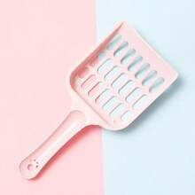 1pc Large Capacity Cat Litter Scoop With Ergonomic Handle - Durable Plastic, Easy Clean Design, Space-Saving Pet Waste Disposal, Multi-Functional Cat Litter Scoop, Easy Scooping, Odor Control, Suitable For Cats And Small Pets, Home Use, Cat Litter Scoop And Trash Can, Modern Pet Tool, Easy Clean Material - Multicolor - View 5