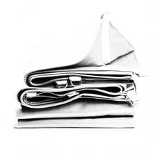 VINILMAX Lona Camionera Reforzada 500x300 cm (5x3 m) – Impermeable y de Uso Extra Rudo | 610 Gramos – 18 Oz | Con Ojales Metálicos Resistentes para Transporte, Protección de Carga, Cobertores y Uso Industrial | Lona Tipo Camionera Lista para Usarse | Alta Resistencia al Desgarro y Climas Extremos | Lona Ahulada Multiusos para Transportistas, Operadores Logísticos, Almacenes, Techados Temporales y más | 100% Impermeable | Plástica Gruesa con Refuerzo Perimetral | Ideal para Exteriores, Camiones, Protección de Mercancía y Más | Producto Nacional de Excelente Calidad para Uso Profesional - Blanco - Ver 8