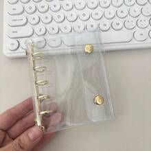 M5 活页夹 Kpop 收藏书，马卡龙 5 孔封面，DIY 10 件套，45 张网格/空白/线补充纸，活页垃圾日记本手记 - 彩色 - 查看 15