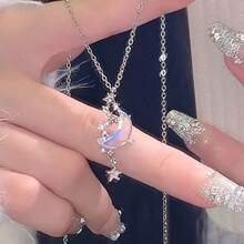 Galaxy Necklace Women's Light Luxury Niche Clavicle Necklace Chinese Valentine's Day Gift For Girlfriend