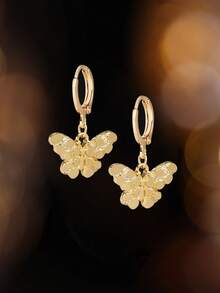 Preço de Atacado de Fábrica Personalizado Brincos de Banda Nugget de Coração Sólido 10K 14K 18K Banda Nugget Brincos de Jóias Finas para Homens e Mulheres