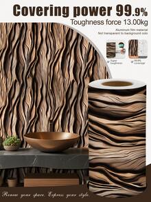 1 rolă de tapet vintage maro cu aspect de lemn, 1 m/3 m/5 m, hârtie de contact detașabilă și autoadezivă, tapet din vinil pentru decor DIY pentru casă, fundal cameră, dormitor, bucătărie, sufragerie, baie, dulap, tapet pentru renovarea mobilierului, autocolante de perete, decor cameră, decor perete, decor sufragerie