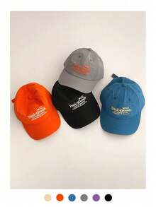 Joivida 1 szt. Miękka czapka baseballowa z haftowanym napisem Crown w kolorze żółtym, nowy model na wiosnę/lato dla kobiet, szybkoschnący, oddychający kapelusz przeciwsłoneczny, czapka z daszkiem w blokach kolorów, lekka czapka chroniąca przed słońcem