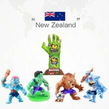 Spin Master Smashers Horror House: Stwórz tajemnicze jajko potwora w pudełku, Zbuduj własnego potwora, Kolekcjonerskie zabawki i gadżety, Ponad 10 niespodzianek w środku, Wilkołak, Frankenstein, Zabawki z potworami zombie, Prezent w postaci jajka niespodzianki, Zabawa dla chłopców i dzieci