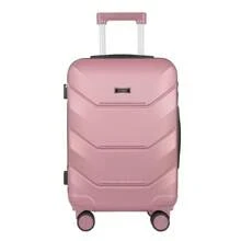 YOUGGELI Lightweight Carry-On Suitcase Set, ABS Material Suitcase With Iron Trolley Handle, Expandable Travel Case And Cosmetic Bag, With Swivel Wheels And TSA Lock For Travel