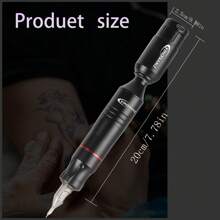 Wireless Tattoo Machine Kit, Includes: 1 Bottle 15ml White Tattoo Ink, 1 Bottle 15ml Black Tattoo Ink, 10 Professional Tattoo Needles + 10 Random Color Ink Cups, 1 Data Cable, 1 Pair Black Disposable Gloves, 1 Roll Black Tattoo Bandage, Long-Lasting Battery, Supports Fast Charging, Stable Operation, Suitable For Beginner Tattoo Artists - Multicolor - View 8