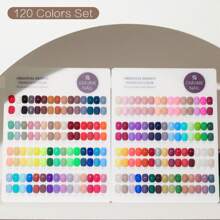 Set de 120 piezas de 15ml de esmalte de uñas en gel, serie de 120 colores con acabado brillante otoñal. Esmalte semipermanente con glitter y lentejuelas. Kit de esmalte UV resistente a remojo para manicura y diseño de uñas