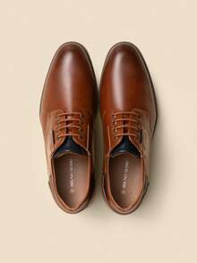 Men's Casual Dress Shoes - Brown - View 3