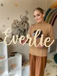 Customized Wooden Name Plate | Letter Wall Art | Room Art | Wall Art | Name Plate | Room Decor | Wooden Plaque | Boho Style - Multicolor - View 6