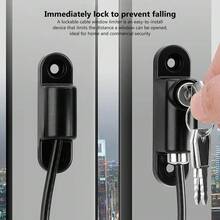4X Window Door Cable Restrictor Ventilator Child Baby Security Lock UPVC - Default - View 2