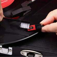Vinyl Record Cleaning Kit, Velvet Record Brush, Turntable Cleaning Brush, Portable Turntable Cleaning Set With Small Brush