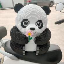 15.000 Stücke großes Bauklötze Spielzeug, Panda Puzzle Spielzeug Dekoration, Erwachsenen Hochschwierigkeits Panda Bauklötze Geschenk, 3D Puzzle Spielzeug Dekorations Geschenk