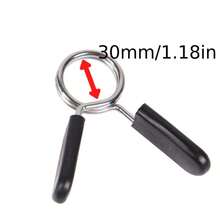 2pcs 24/25/28/30mm Barbell Clamp, Spring Collar Clips, Gym Weight Dumbbell Lock, Standard Lifting Kit, Barbell Lock