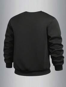 Moletom masculino para esportes ao ar livre no inverno, pulôver casual versátil e moderno para caminhadas, ciclismo, corrida, com forro térmico e lã