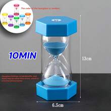 6个/8个彩色计时器,小型沙漏计时器,沙漏装饰,派对装饰,节日用品,家居装饰,生日礼物,返校礼物,情人节小礼物 - 多色2 - 查看 16