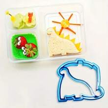 Dinosaur-Themed Sandwich Cutter, DIY Bread Mold, Suitable For Lunch Box Decoration, Cute Dinosaur-Shaped Cake Mold, Bento Lunch Box Food Decoration