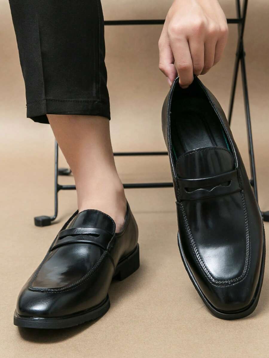 Men's Formal Leather Shoes: New Formal Leather Shoes For Men, With An Elegant British Style. Men's Casual Leather Loafers: Casual Leather Shoes With A Square Toe, Suitable For Photo Shoots, Weddings, And Business Occasions. Men's Comfortable Soft Sole Leather Shoes: Versatile And Comfortable Leather Shoes For Daily Wear. Formal/Business Formal