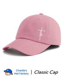 1 Piece Faith Print Baseball Cap, Classic Stylish Fashionable Soft Sweatband Adjustable Size Lightweight Sun Protection Versatile Classic Cap, Suitable For Outdoor Sports Daily Wear Party Vacation Perfect Gift For Families And Friends - 彩色 - 查看 6