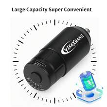 Wireless Tattoo Machine Kit, Includes: 1 Bottle 15ml White Tattoo Ink, 1 Bottle 15ml Black Tattoo Ink, 10 Professional Tattoo Needles + 10 Random Color Ink Cups, 1 Data Cable, 1 Pair Black Disposable Gloves, 1 Roll Black Tattoo Bandage, Long-Lasting Battery, Supports Fast Charging, Stable Operation, Suitable For Beginner Tattoo Artists - Multicolor - View 7