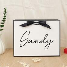 Túi quà tặng phù dâu cá nhân hóa, túi quà tặng dây ruy băng, túi quà sinh nhật, túi quà tiệc độc thân, túi quà chào mừng, túi quà tặng thanh lịch, đa chức năng, trang trí cao cấp, có thể tái sử dụng, tinh tế, thời trang, chất lượng cao, nhiều màu sắc, hiện đại, có thể tùy chỉnh, cá nhân hóa, độc đáo, lý tưởng cho Ngày Valentine, Ngày của Mẹ, Sinh nhật, Ngày của Cha, Lễ tốt nghiệp, Đám cưới, Tân gia - Vật dụng thiết yếu cho đám cưới - Nhiều màu - Xem 4