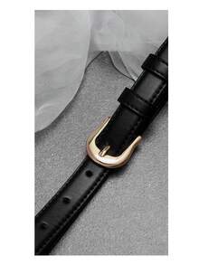 1/2/3pcs Simple Versatile Belt, Simple Buckle Versatile Women Jeans Belt, Decorative Belt For Summer - Multicolor - View 2