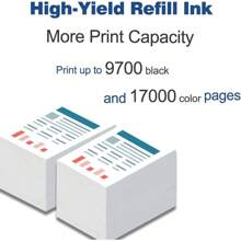 552 Refill Bottles 6 Pack Replacement For Epson Ecotank Photo ET8550 ET8500 ET8550 ET8500 8550 8500 Printer, Compatible For T552 Dye Black, Photo Black, Cyan, Magenta, Yellow, Gray - 白色 - 查看 2