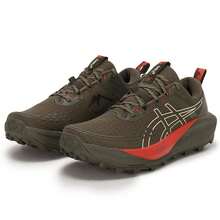 Asics 男鞋跑步鞋GEL-TRABUCO 13戶外日常輕便舒適運動鞋1011B973-200 - 軍綠色/黃色 - 查看 3